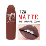 12 Colors Nude Matte Lipsticks batom mate Sexy