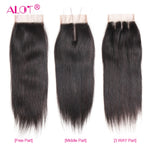 Straight Hair Bundles With Closure 3 Bundles